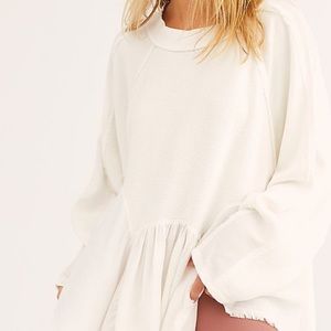 Free People Gold Duster Pullover